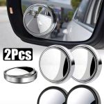 Miroirs Angle Mort Ronds pour Rétroviseurs - Lot de 2
