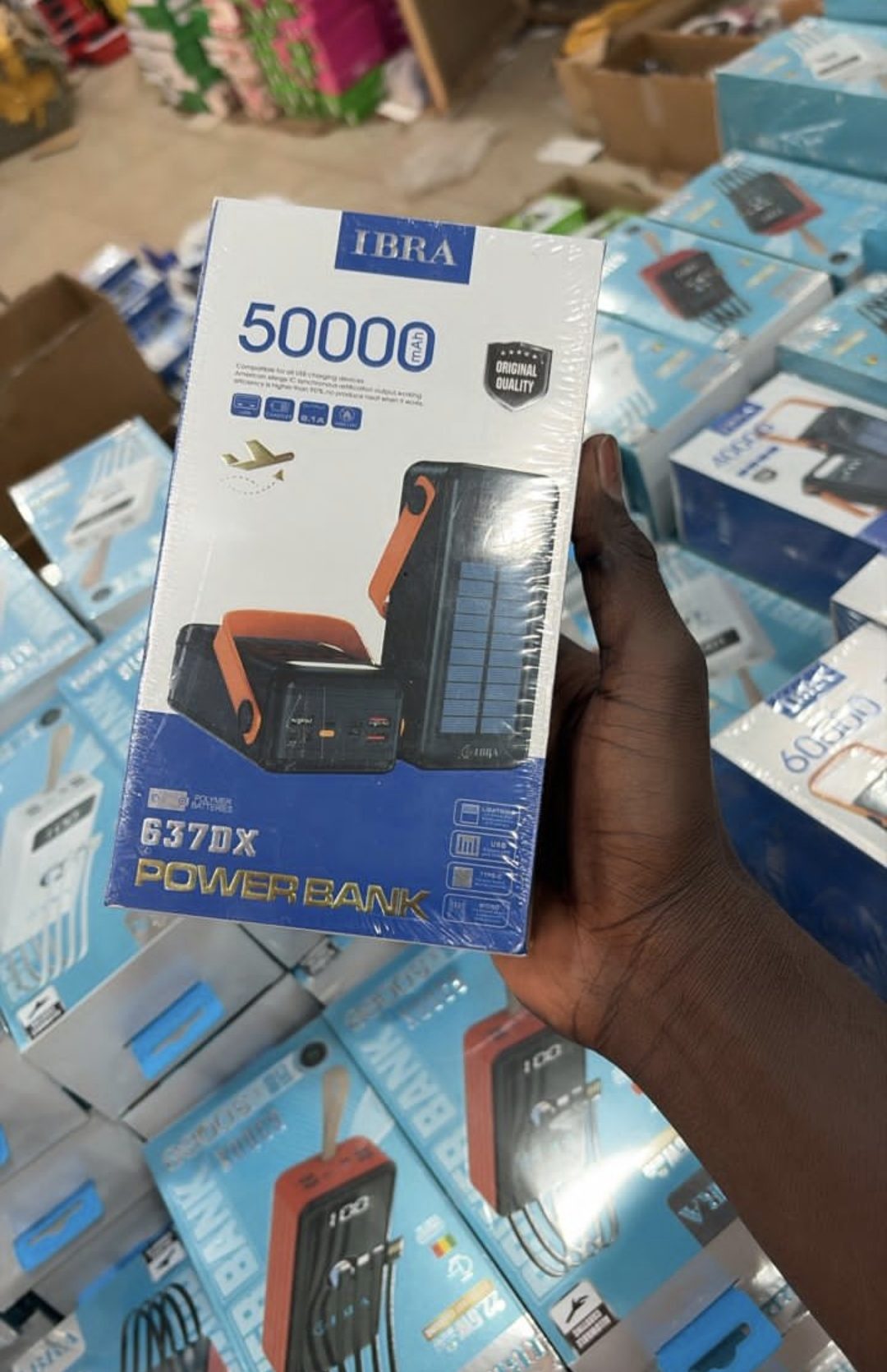 Power Bank IBRA 630DX Power Bank IBRA 630DX 50000mAh Charge Rapide 22W – Image 1