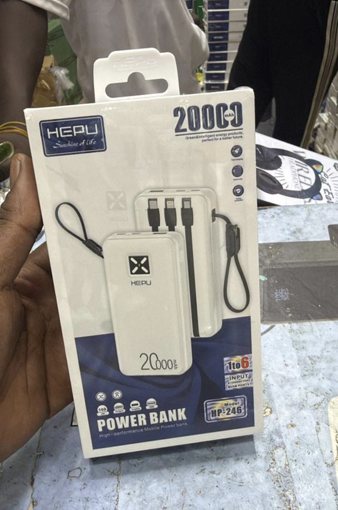 Power Bank Itel 20000mAh Power Bank Itel 20000mAh - 3.5x Charges – Image 1