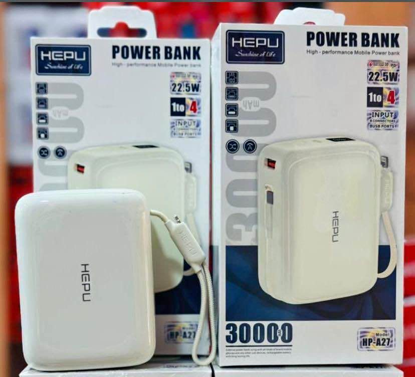 Power bank HEPU Power bank HEPU 20000mAh compact haute vitesse – Image 1